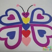 okul öncesınde kağit işler, duvar süsü ,davetiye kartları ,suluboya  çalişması (5939)