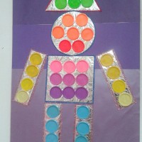 okul öncesınde kağit işler, duvar süsü ,davetiye kartları ,suluboya  çalişması (5942)