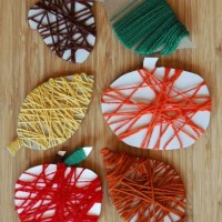 okul öncesınde kağit işler, duvar süsü ,davetiye kartları ,suluboya  çalişması (5952)