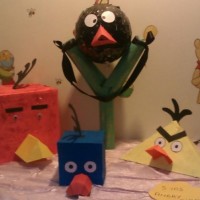 okul öncesınde kağit işler, duvar süsü ,davetiye kartları ,suluboya  çalişması (5959)