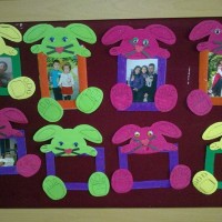 okul öncesınde kağit işler, duvar süsü ,davetiye kartları ,suluboya  çalişması (6056)