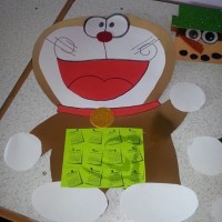 okul öncesınde kağit işler, duvar süsü ,davetiye kartları ,suluboya  çalişması (6067)