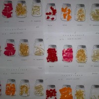 okul öncesınde kağit işler, duvar süsü ,davetiye kartları ,suluboya  çalişması (6071)