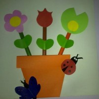 okul öncesınde kağit işler, duvar süsü ,davetiye kartları ,suluboya  çalişması (6072)