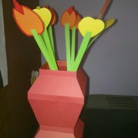 okul öncesınde kağit işler, duvar süsü ,davetiye kartları ,suluboya  çalişması (6078)