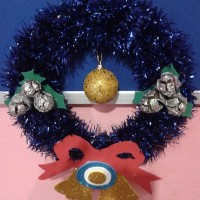 okul öncesınde kağit işler, duvar süsü ,davetiye kartları ,suluboya  çalişması (6133)