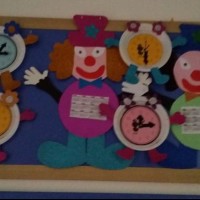 okul öncesınde kağit işler, duvar süsü ,davetiye kartları ,suluboya  çalişması (6136)