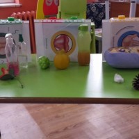 okul öncesınde kağit işler, duvar süsü ,davetiye kartları ,suluboya  çalişması (6137)