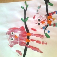 okul öncesınde kağit işler, duvar süsü ,davetiye kartları ,suluboya  çalişması (6158)