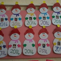 okul öncesınde kağit işler, duvar süsü ,davetiye kartları ,suluboya  çalişması (6189)