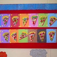 okul öncesınde kağit işler, duvar süsü ,davetiye kartları ,suluboya  çalişması (6192)