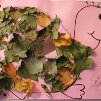 okul öncesınde kağit işler, duvar süsü ,davetiye kartları ,suluboya  çalişması (6200)