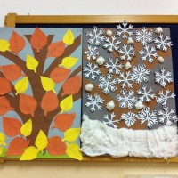 okul öncesınde kağit işler, duvar süsü ,davetiye kartları ,suluboya  çalişması (6203)