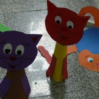 okul öncesınde kağit işler, duvar süsü ,davetiye kartları ,suluboya  çalişması (6208)