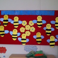 okul öncesınde kağit işler, duvar süsü ,davetiye kartları ,suluboya  çalişması (6216)