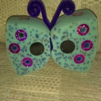 okul öncesınde kağit işler, duvar süsü ,davetiye kartları ,suluboya  çalişması (6218)