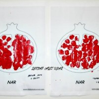 okul öncesınde kağit işler, duvar süsü ,davetiye kartları ,suluboya  çalişması (6227)