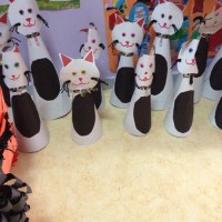 okul öncesınde kağit işler, duvar süsü ,davetiye kartları ,suluboya  çalişması (6234)