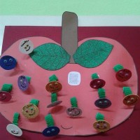 okul öncesınde kağit işler, duvar süsü ,davetiye kartları ,suluboya  çalişması (6292)