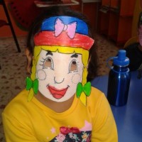 okul öncesınde kağit işler, duvar süsü ,davetiye kartları ,suluboya  çalişması (6317)