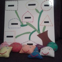 okul öncesınde kağit işler, duvar süsü ,davetiye kartları ,suluboya  çalişması (6319)