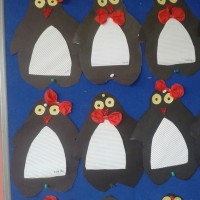 okul öncesınde kağit işler, duvar süsü ,davetiye kartları ,suluboya  çalişması (6323)