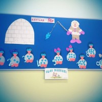 okul öncesınde kağit işler, duvar süsü ,davetiye kartları ,suluboya  çalişması (6328)