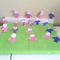 okul öncesınde kağit işler, duvar süsü ,davetiye kartları ,suluboya  çalişması (6392)