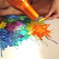 okul öncesınde kağit işler, duvar süsü ,davetiye kartları ,suluboya  çalişması (6443)