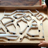 okul öncesınde kağit işler, duvar süsü ,davetiye kartları ,suluboya  çalişması (6454)