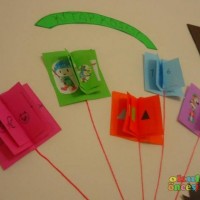 okul öncesınde kağit işler, duvar süsü ,davetiye kartları ,suluboya  çalişması (6468)