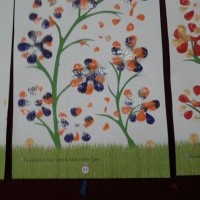 okul öncesınde kağit işler, duvar süsü ,davetiye kartları ,suluboya  çalişması (6471)