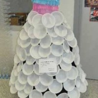 okul öncesınde kağit işler, duvar süsü ,davetiye kartları ,suluboya  çalişması (6473)