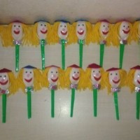 okul öncesınde kağit işler, duvar süsü ,davetiye kartları ,suluboya  çalişması (6477)