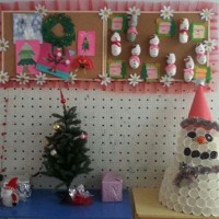 okul öncesınde kağit işler, duvar süsü ,davetiye kartları ,suluboya  çalişması (6478)