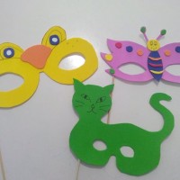 okul öncesınde kağit işler, duvar süsü ,davetiye kartları ,suluboya  çalişması (6490)