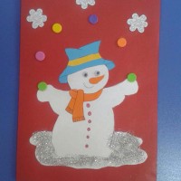 okul öncesınde kağit işler, duvar süsü ,davetiye kartları ,suluboya  çalişması (6502)