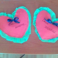 okul öncesınde kağit işler, duvar süsü ,davetiye kartları ,suluboya  çalişması (6506)