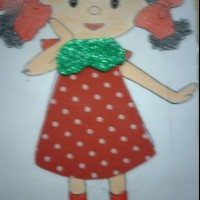 okul öncesınde kağit işler, duvar süsü ,davetiye kartları ,suluboya  çalişması (6512)