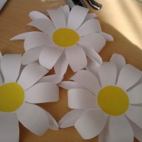 okul öncesınde kağit işler, duvar süsü ,davetiye kartları ,suluboya  çalişması (6526)