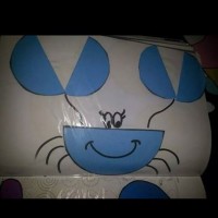 okul öncesınde kağit işler, duvar süsü ,davetiye kartları ,suluboya  çalişması (6531)