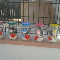 okul öncesınde kağit işler, duvar süsü ,davetiye kartları ,suluboya  çalişması (6543)