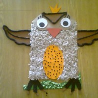 okul öncesınde kağit işler, duvar süsü ,davetiye kartları ,suluboya  çalişması (6548)