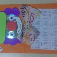 okul öncesınde kağit işler, duvar süsü ,davetiye kartları ,suluboya  çalişması (6556)