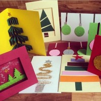 okul öncesınde kağit işler, duvar süsü ,davetiye kartları ,suluboya  çalişması (6563)