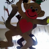 okul öncesınde kağit işler, duvar süsü ,davetiye kartları ,suluboya  çalişması (6572)