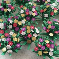 okul öncesınde kağit işler, duvar süsü ,davetiye kartları ,suluboya  çalişması (6576)