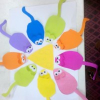 okul öncesınde kağit işler, duvar süsü ,davetiye kartları ,suluboya  çalişması (6619)