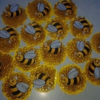 okul öncesınde kağit işler, duvar süsü ,davetiye kartları ,suluboya  çalişması (6634)