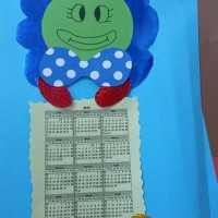 okul öncesınde kağit işler, duvar süsü ,davetiye kartları ,suluboya  çalişması (6666)